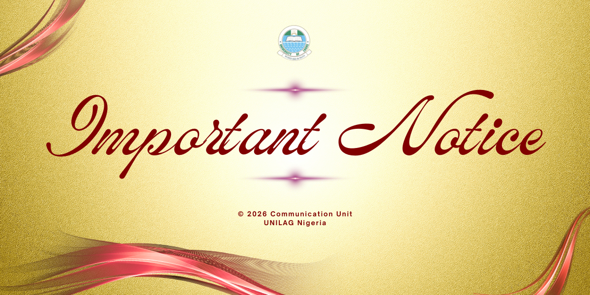 Important Notice gold - 2026 UNILAG Web