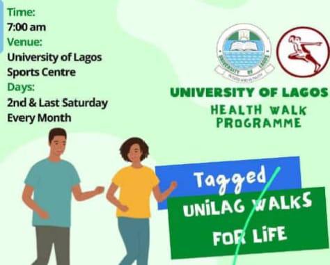Monthly UNILAG Walks for Life Holds, Sept. 26